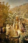 John Maler Collier Queen Guinevre's Maying France oil painting artist